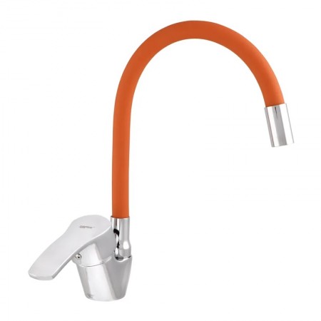 Смеситель для кухни ZERIX YUB 279 REFLECTOR ORANGE